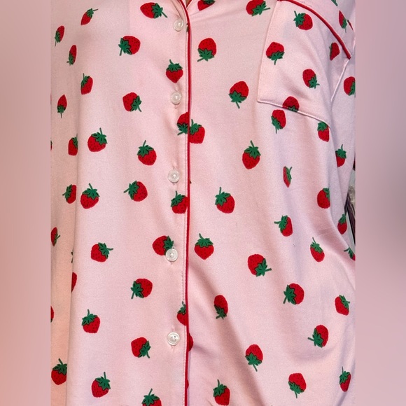 New Kate Spade Sleepwear Short-Sleeve Modal Jersey Notch Collar Boxer PJ Set - Picture 5 of 9